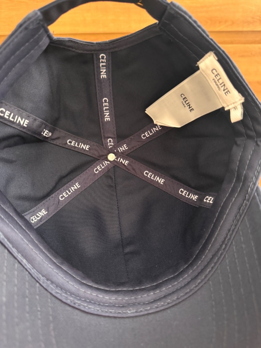 Celine Hat Baseball Cap Navy - Picture 3 of 3